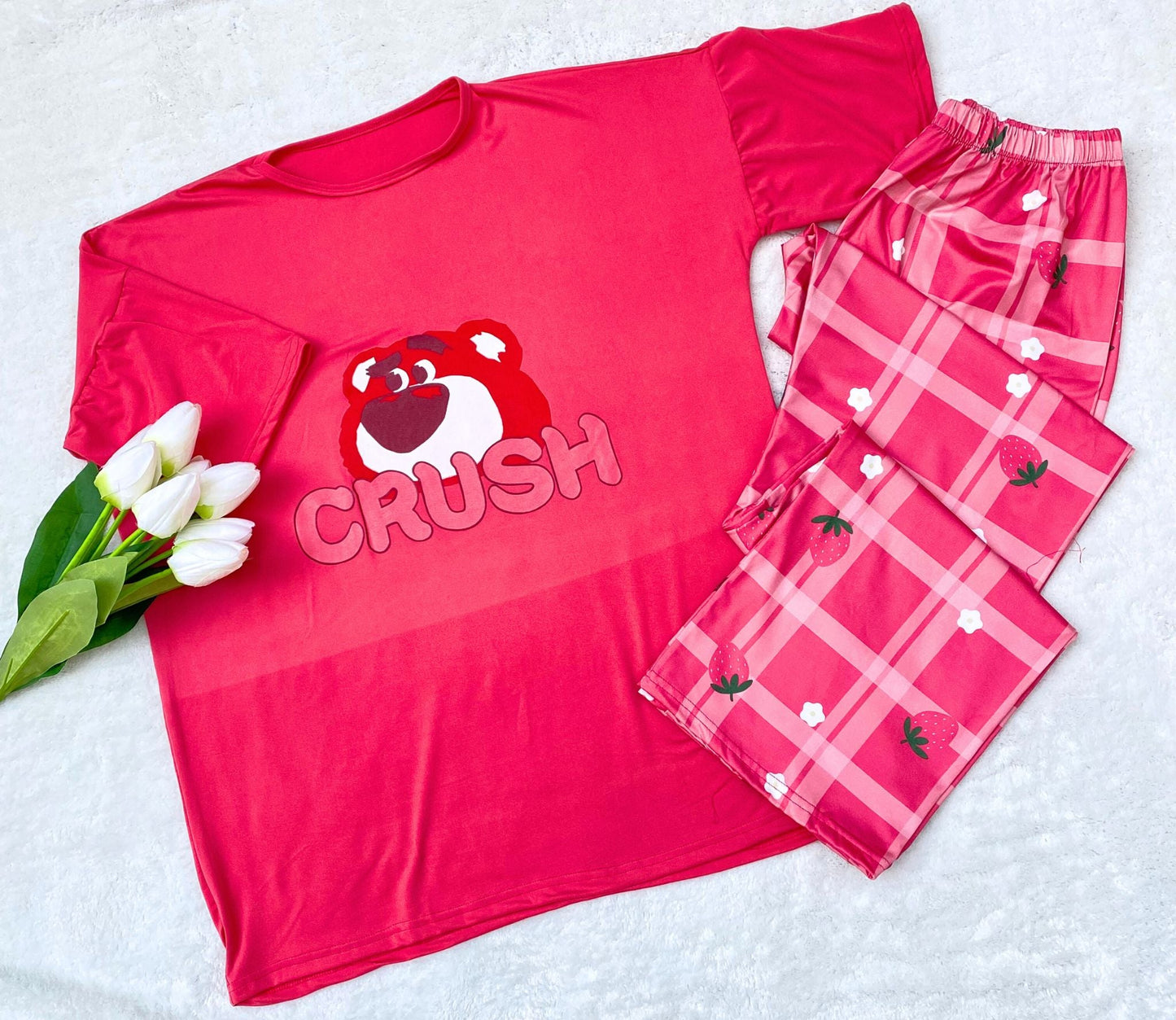 Relaxed Fit Cotton Pajama Set