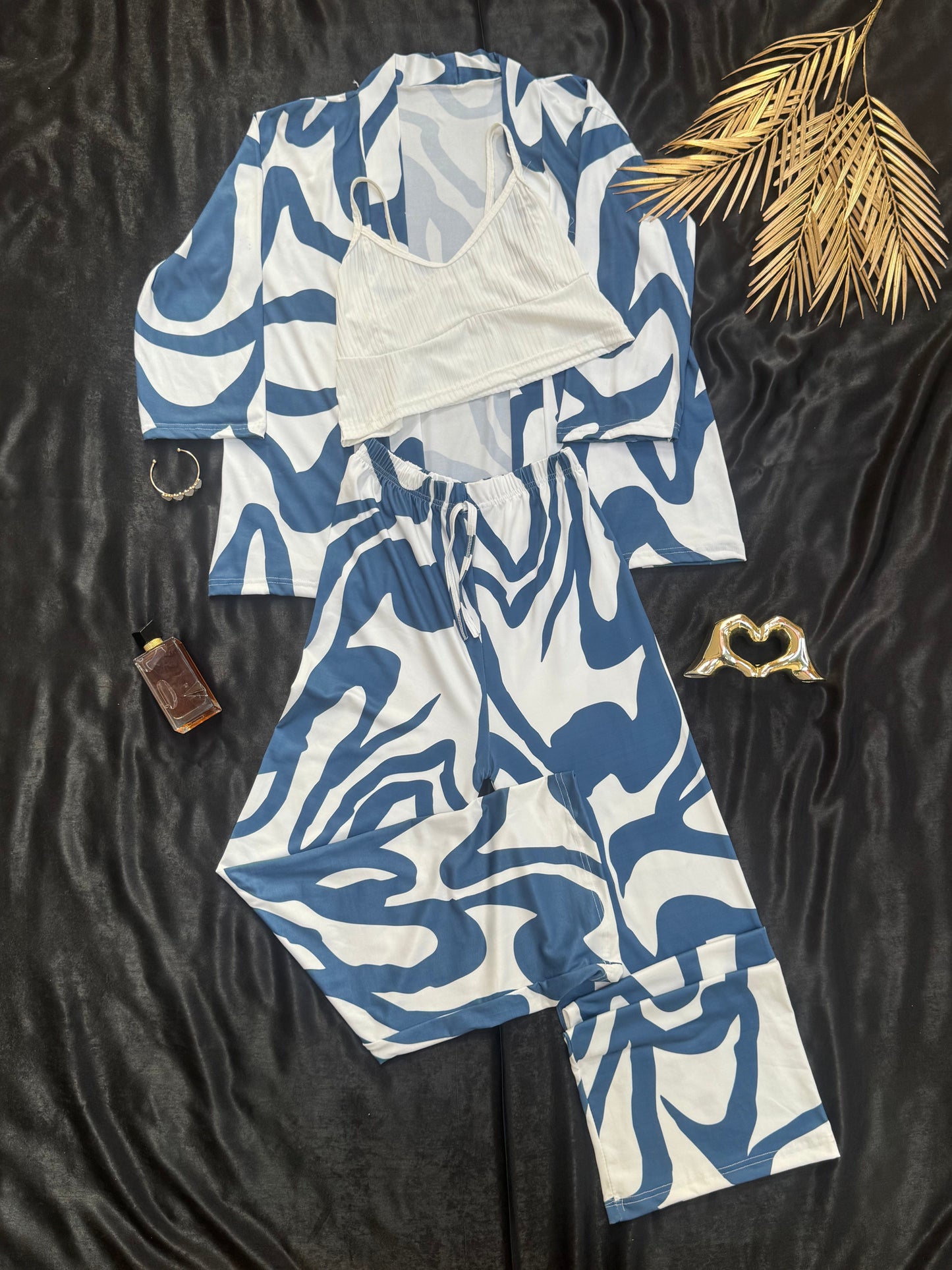 All-Cotton Lounge Set – 3 Pieces