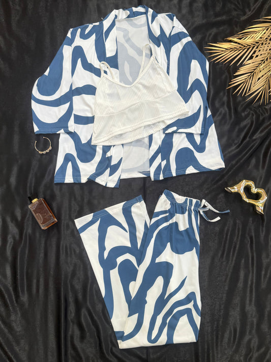All-Cotton Lounge Set – 3 Pieces