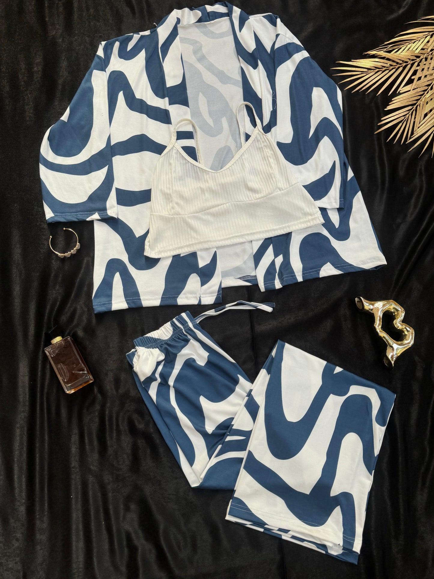 All-Cotton Lounge Set – 3 Pieces