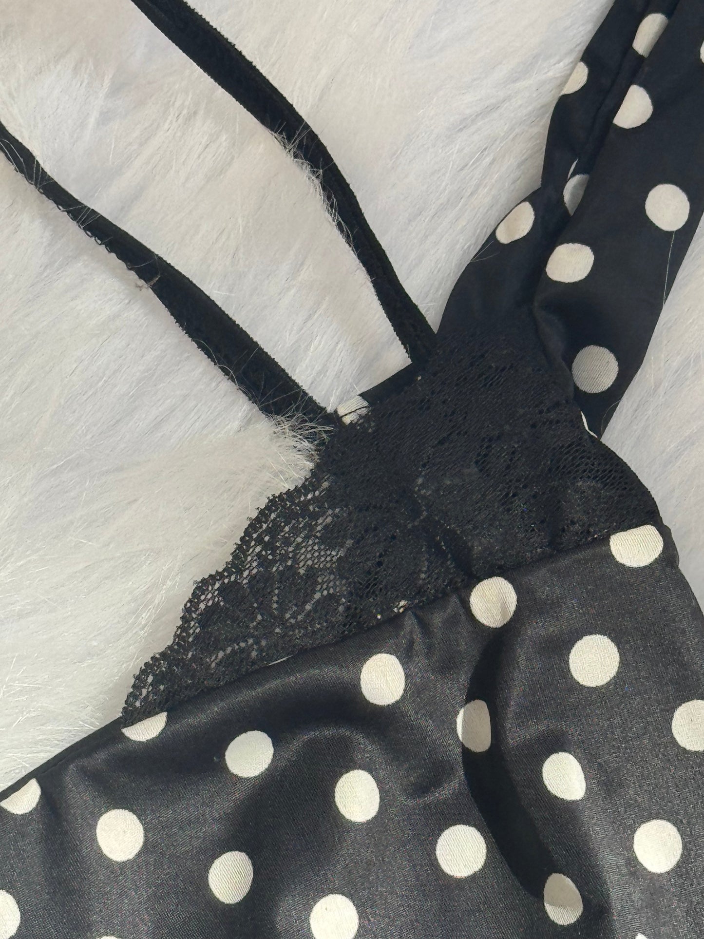 Polka Dot Layered Dress Set – 2 Piece