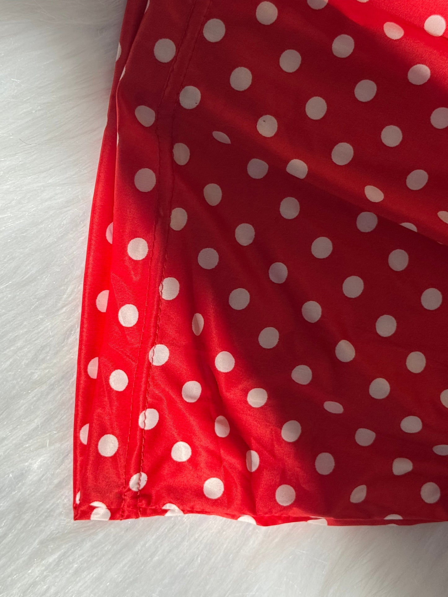 Polka Dot Layered Dress Set – 2 Piece