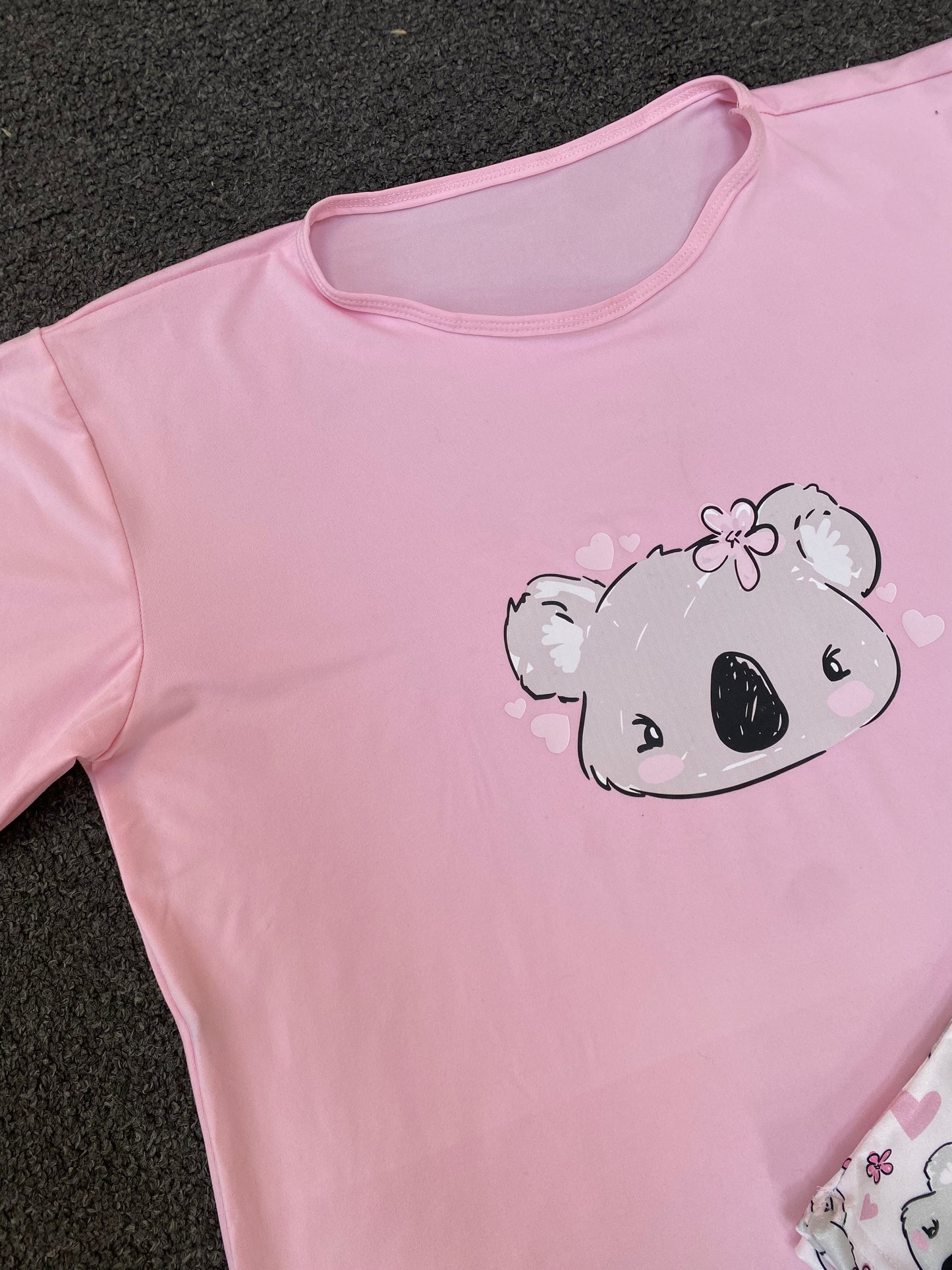 Teddy Bear Cotton Pajama Set – Women’s