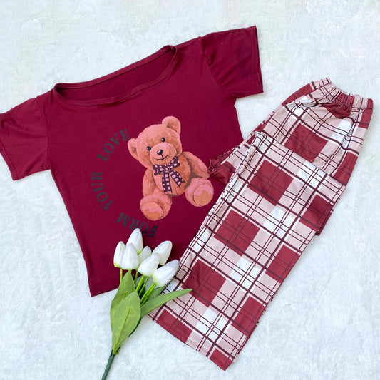 Relax Fit Pajama Set – Top & Pants