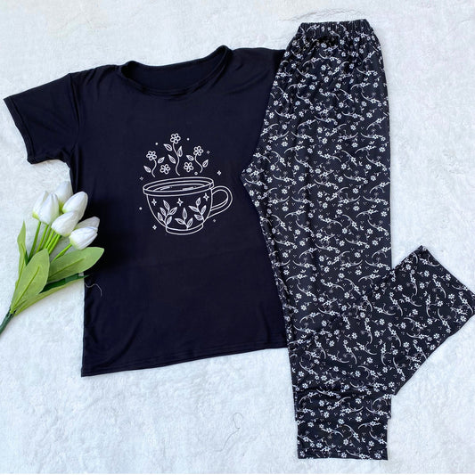 Women’s Cotton Pajama Set – 2 Piece