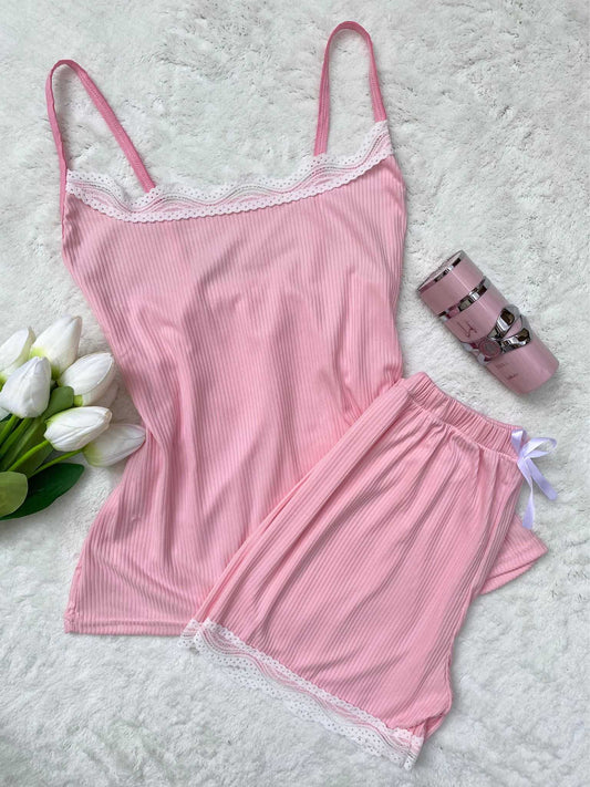 Summer Ribbed Loungewear for Women